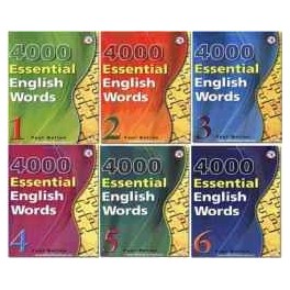 مجموعه 4000 لغت ضروري بطور كامل همراه با كتاب ليست لغات 4000 Essential English Words همراه با ترجمه فارسي به صورت چاپ شده